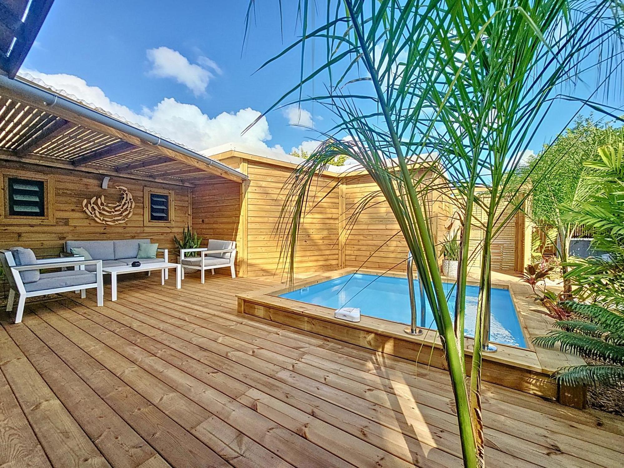 Villa L'Anjou Creole A Sainte Anne En Guadeloupe Avec Piscine Privee Et 2 Chambres Pour 4 Personnes Exterior foto