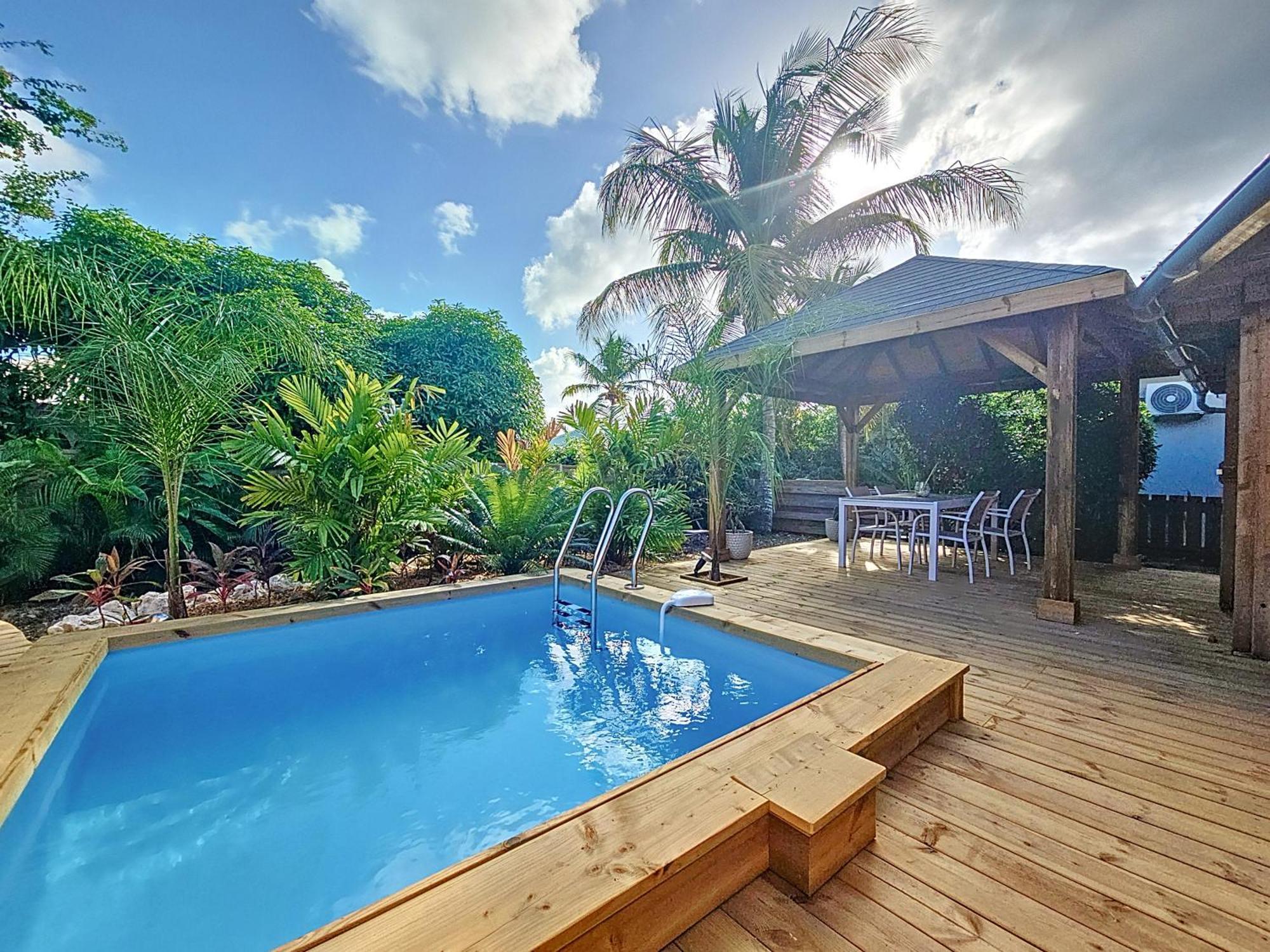 Villa L'Anjou Creole A Sainte Anne En Guadeloupe Avec Piscine Privee Et 2 Chambres Pour 4 Personnes Exterior foto